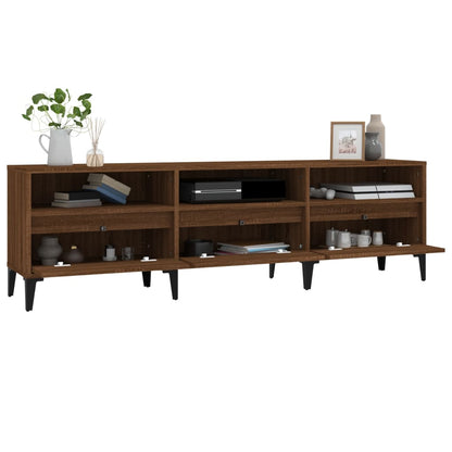 TV Cabinet Brown Oak 150x30x44.5 cm Engineered Wood