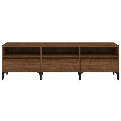 TV Cabinet Brown Oak 150x30x44.5 cm Engineered Wood