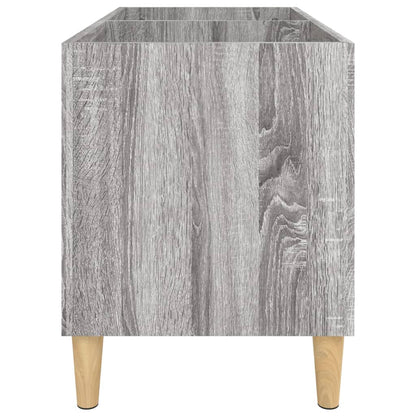 Record Cabinet Grey Sonoma 74.5x38x48 cm Engineered Wood