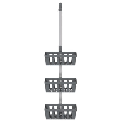 Shower Hanger Shelf 30x15x(67-105) cm Aluminium