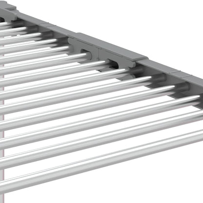 Laundry Dryer 83x(50-55)x(40-85) cm Aluminium