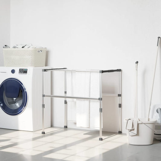 Laundry Dryer 83x(50-55)x(40-85) cm Aluminium