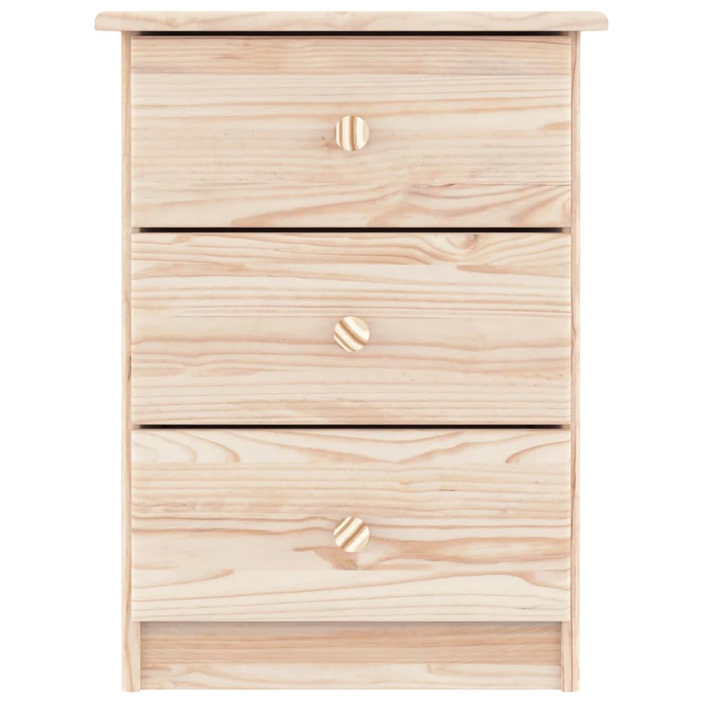 Bedside Cabinet ALTA 41x35x55.5 Solid Wood Pine