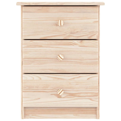 Bedside Cabinet ALTA 41x35x55.5 Solid Wood Pine