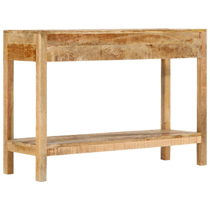 Console Table with 2 Drawers 110x35x75 cm Solid Wood Mango