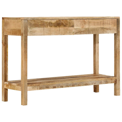 Console Table with 2 Drawers 110x35x75 cm Solid Wood Mango