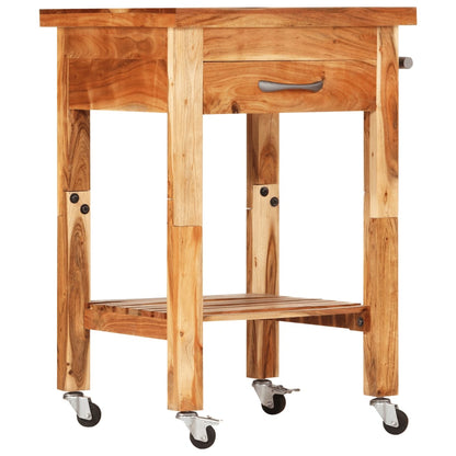 Kitchen Trolley 55x55x89 cm Solid Wood Acacia