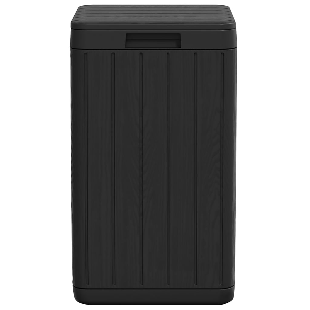 Outdoor Garbage Bin Anthracite 38x38x65 cm PP