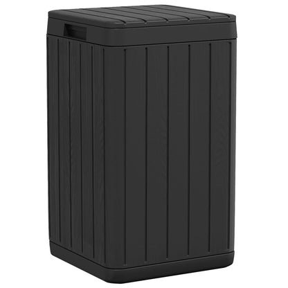 Outdoor Garbage Bin Anthracite 38x38x65 cm PP