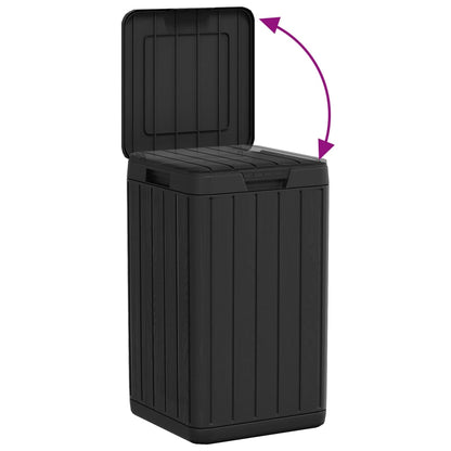 Outdoor Garbage Bin Anthracite 38x38x65 cm PP