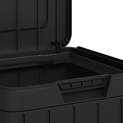 Outdoor Garbage Bin Anthracite 38x38x65 cm PP