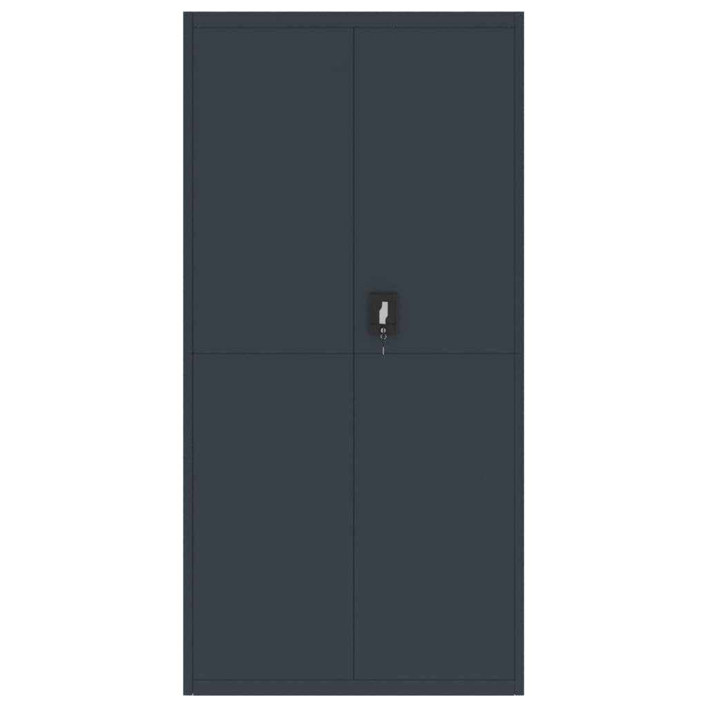 File Cabinet Anthracite 90x40x180 cm Steel