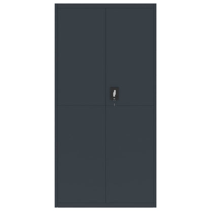 File Cabinet Anthracite 90x40x180 cm Steel