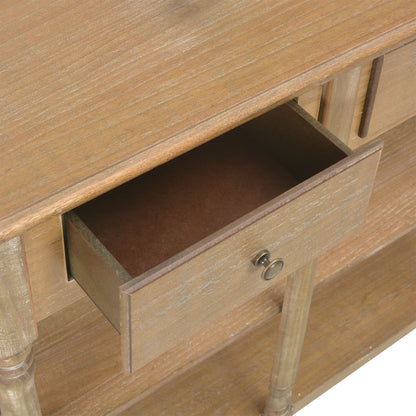 Console Table 110x30x76cm Engineered Wood