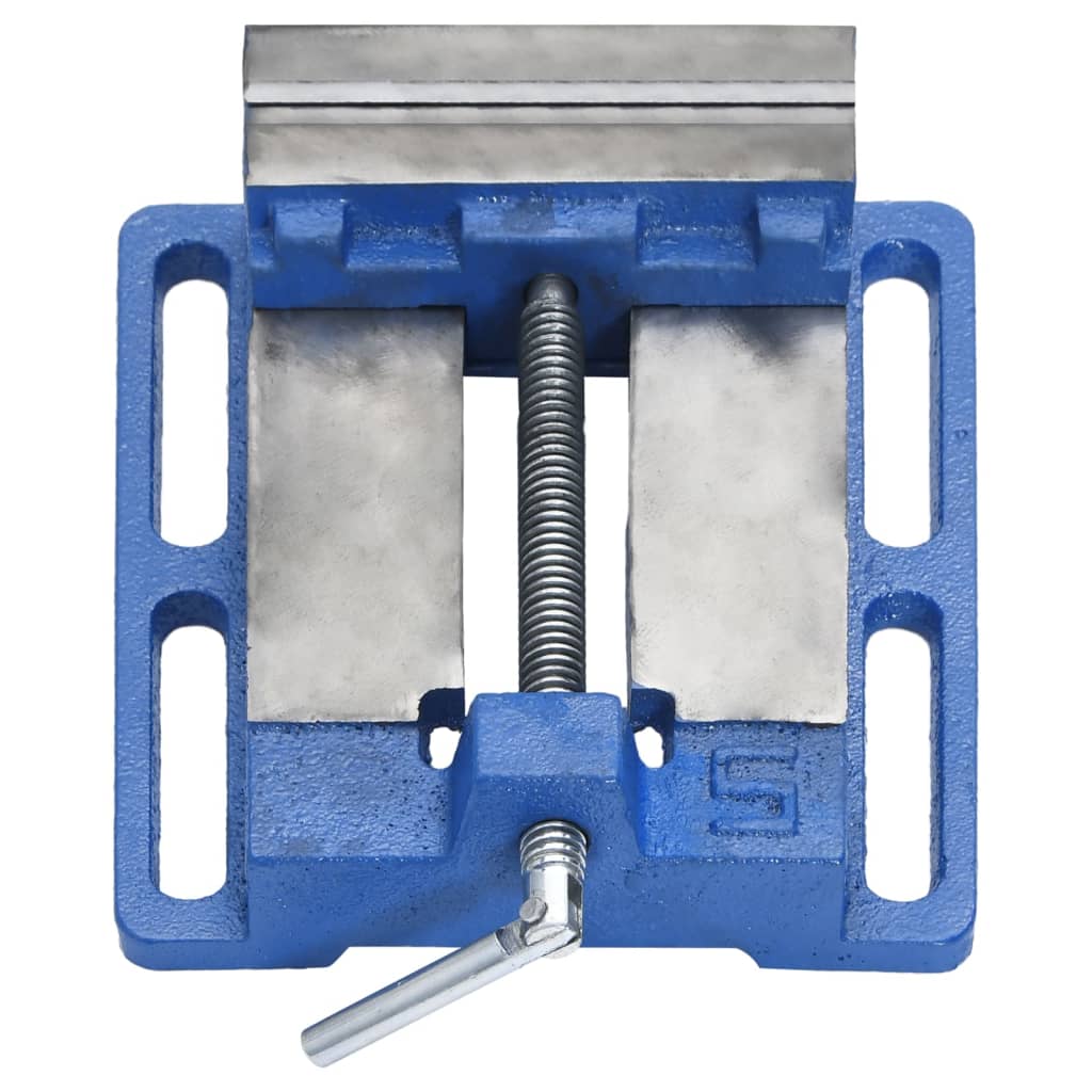 Drill Press Vise Blue 121 mm Cast Iron