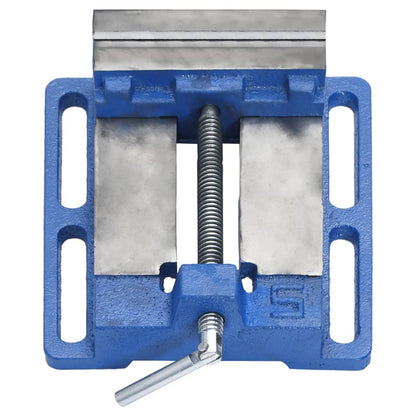 Drill Press Vise Blue 121 mm Cast Iron