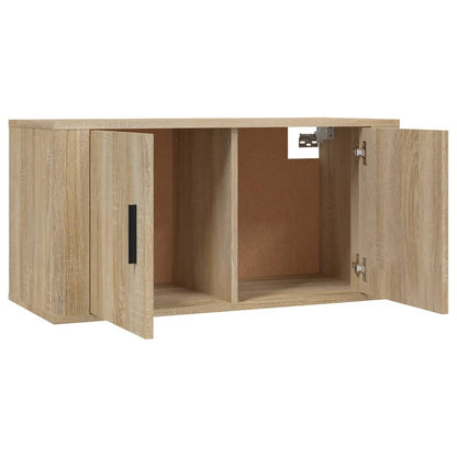 Wall-mounted TV Cabinets 2 pcs Sonoma Oak 80x34.5x40 cm