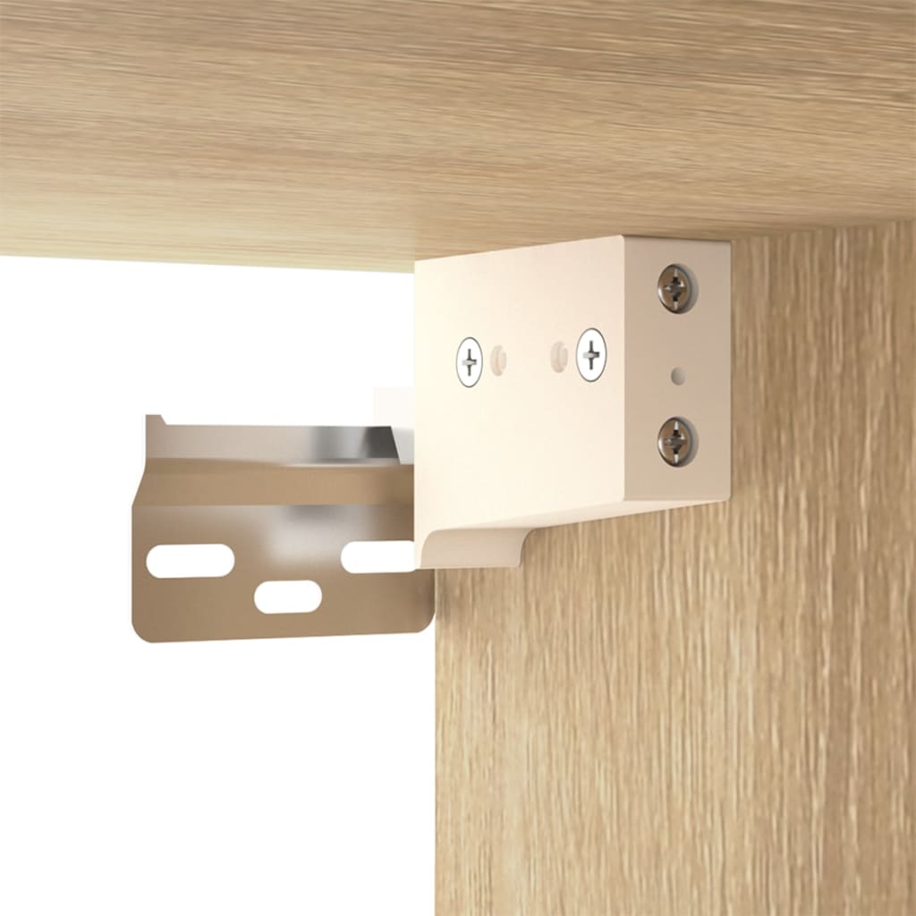 Wall-mounted TV Cabinets 2 pcs Sonoma Oak 80x34.5x40 cm