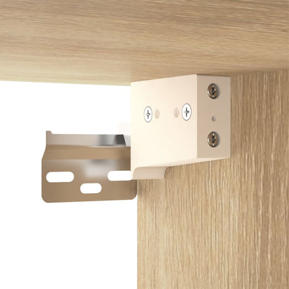Wall-mounted TV Cabinets 2 pcs Sonoma Oak 80x34.5x40 cm