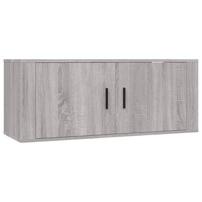 2 Piece TV Cabinet Set Grey Sonoma Engineered Wood