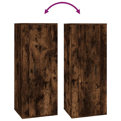 7 Piece TV Cabinet Set Smoked Oak Engineered Wood