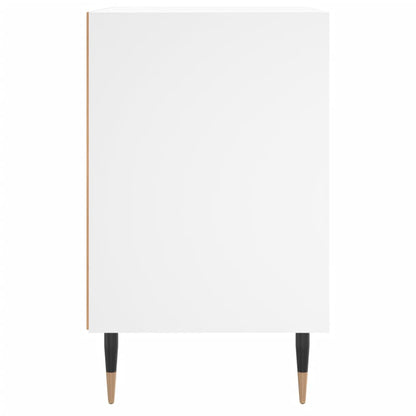 Bedside Cabinets 2 pcs White 40x30x50 cm Engineered Wood