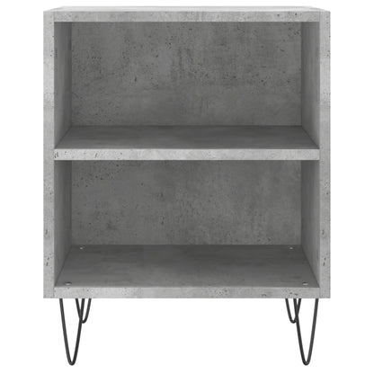 Bedside Cabinets 2 pcs Concrete Grey 40x30x50 cm Engineered Wood