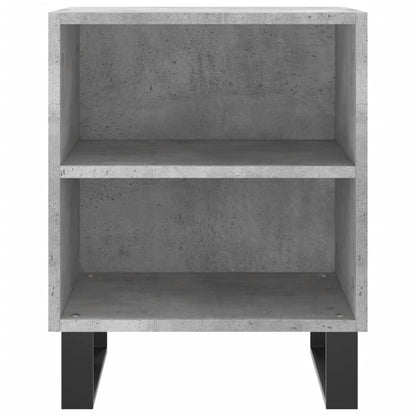 Bedside Cabinets 2 pcs Concrete Grey 40x30x50 cm Engineered Wood