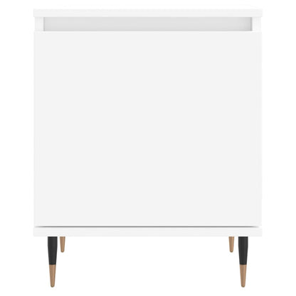 Bedside Cabinets 2 pcs White 40x30x50 cm Engineered Wood