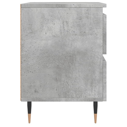 Bedside Cabinets 2 pcs Concrete Grey 40x35x50 cm Engineered Wood