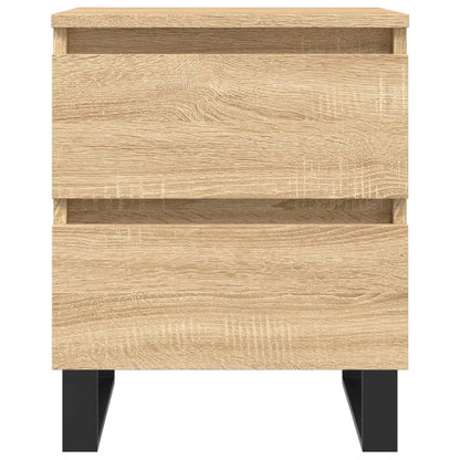 Bedside Cabinets 2 pcs Sonoma Oak 40x35x50 cm Engineered Wood