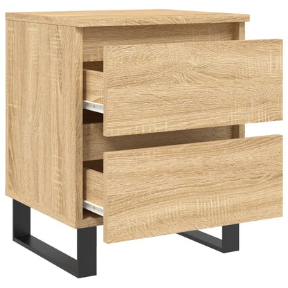 Bedside Cabinets 2 pcs Sonoma Oak 40x35x50 cm Engineered Wood