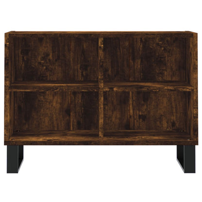 TV Cabinet Smoked Oak 69.5x30x50 cm Engineered Wood