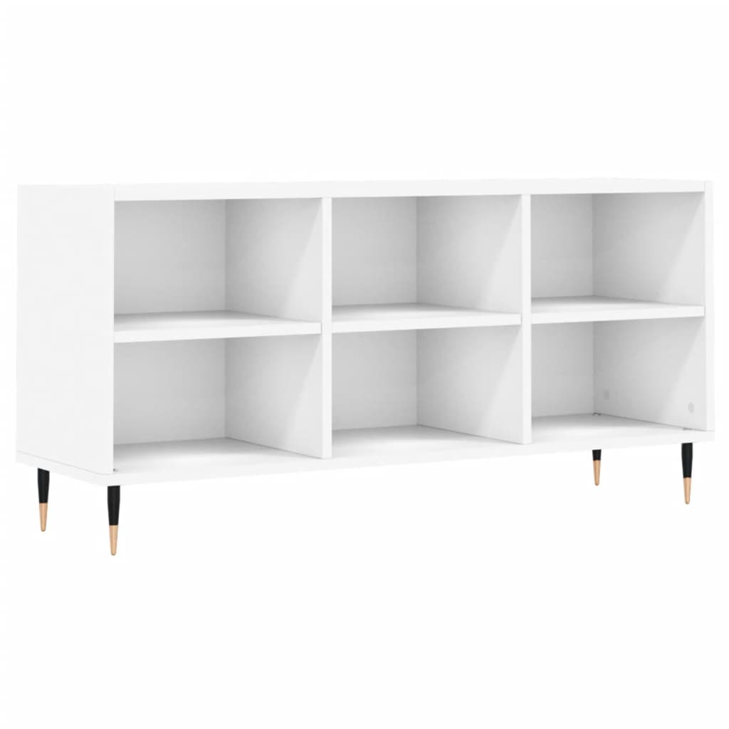 TV Cabinet White 103.5x30x50 cm Engineered Wood