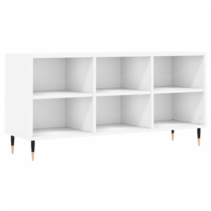 TV Cabinet White 103.5x30x50 cm Engineered Wood