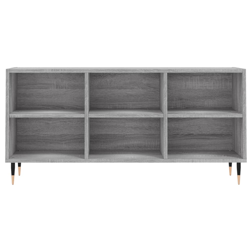 TV Cabinet Grey Sonoma 103.5x30x50 cm Engineered Wood