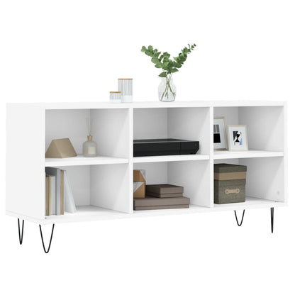 TV Cabinet White 103.5x30x50 cm Engineered Wood