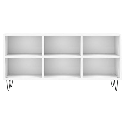 TV Cabinet White 103.5x30x50 cm Engineered Wood