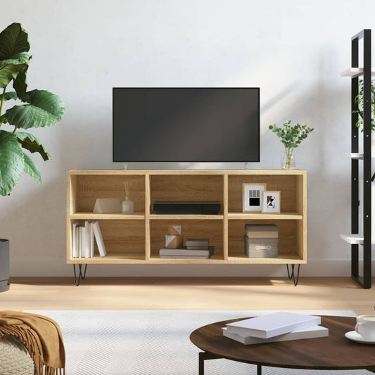 TV Cabinet Sonoma Oak 103.5x30x50 cm Engineered Wood