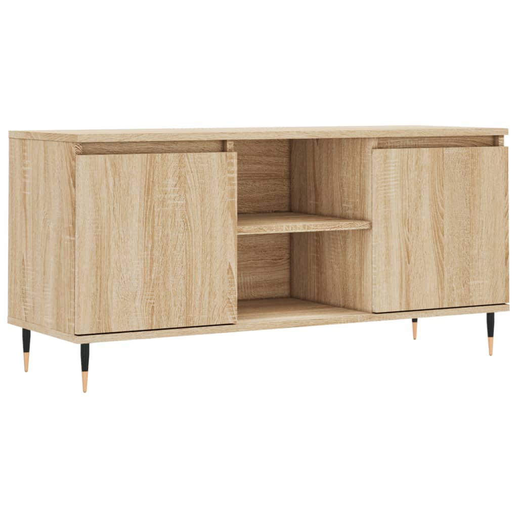 TV Cabinet Sonoma Oak 104x35x50 cm Engineered Wood