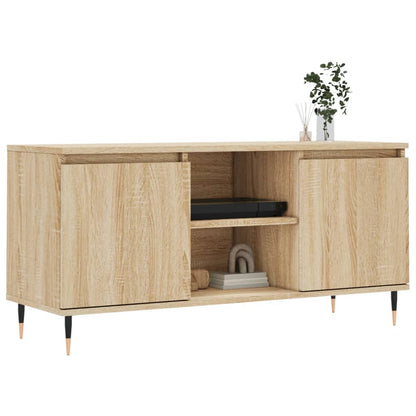 TV Cabinet Sonoma Oak 104x35x50 cm Engineered Wood