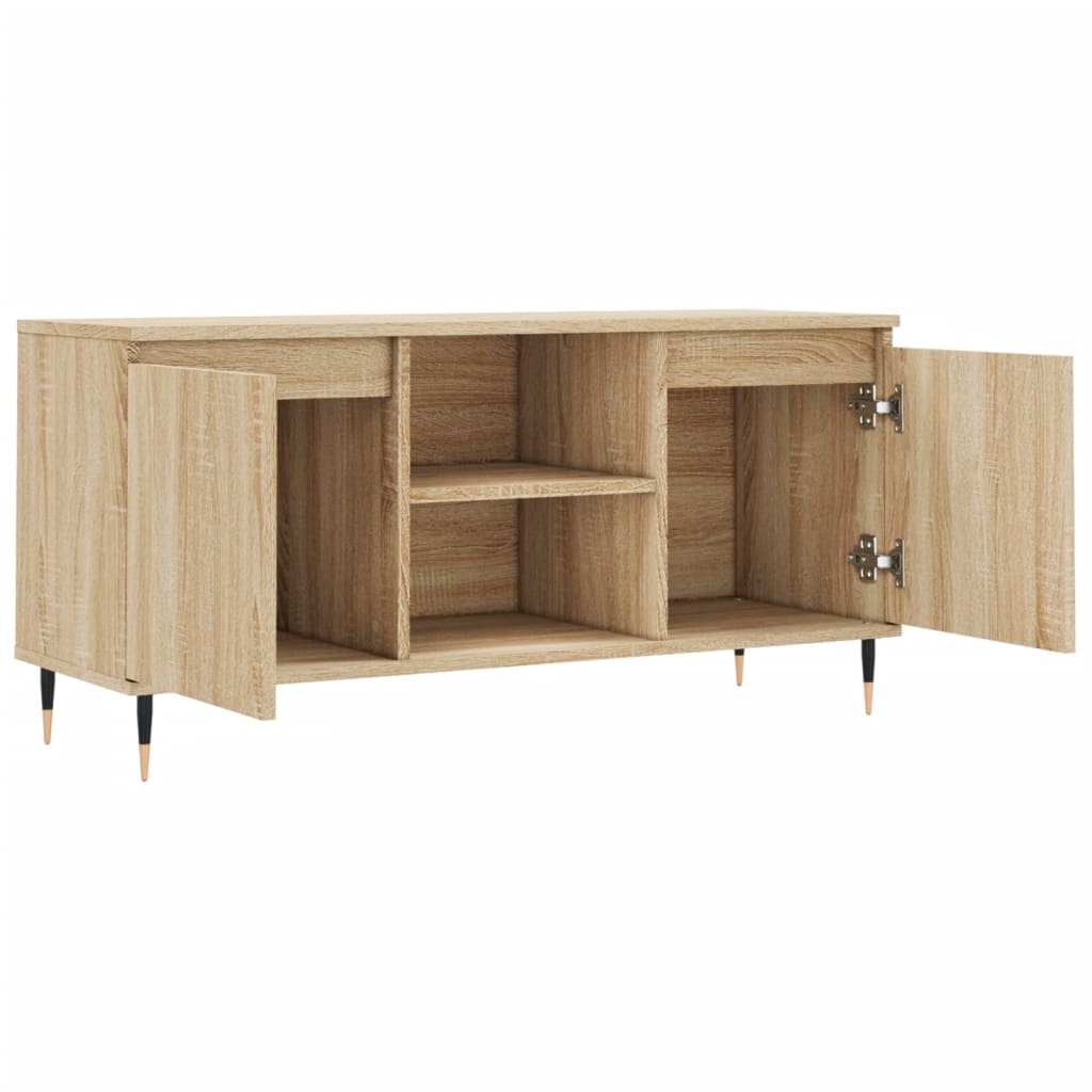 TV Cabinet Sonoma Oak 104x35x50 cm Engineered Wood