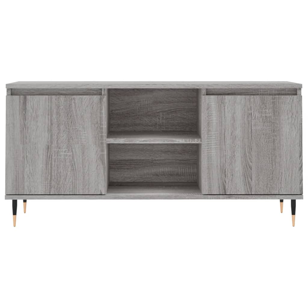 TV Cabinet Grey Sonoma 104x35x50 cm Engineered Wood