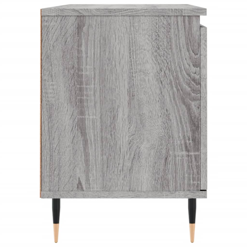 TV Cabinet Grey Sonoma 104x35x50 cm Engineered Wood