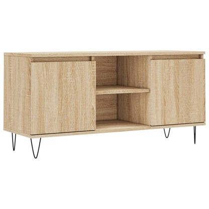 TV Cabinet Sonoma Oak 104x35x50 cm Engineered Wood