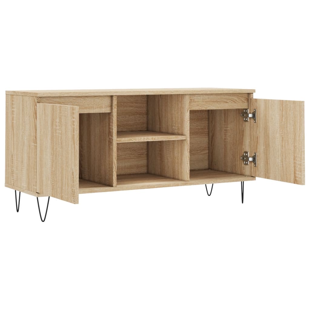 TV Cabinet Sonoma Oak 104x35x50 cm Engineered Wood