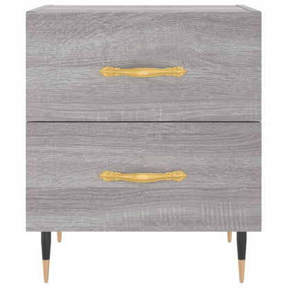 Bedside Cabinets 2 pcs Grey Sonoma 40x35x47.5 cm Engineered Wood