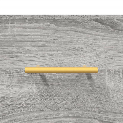 Bedside Cabinet Grey Sonoma 40x35x47.5 cm Engineered Wood