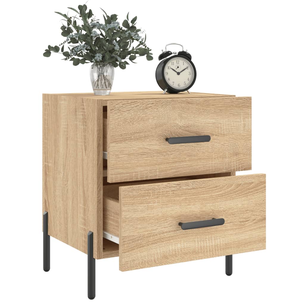 Bedside Cabinet Sonoma Oak 40x35x47.5 cm Engineered Wood