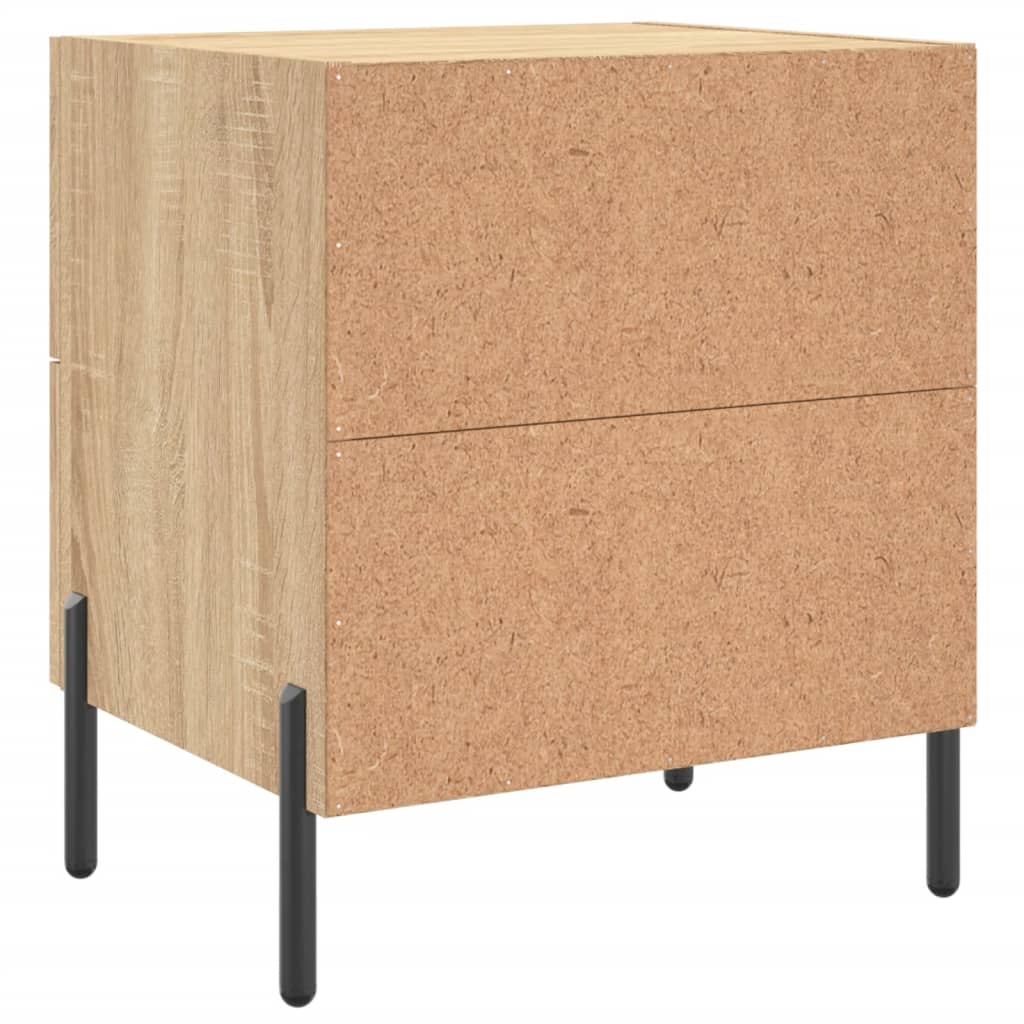 Bedside Cabinet Sonoma Oak 40x35x47.5 cm Engineered Wood